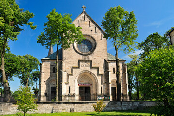 Church of Saint Nicholas in Zarnow, Opoczno County, Lodz Voivodeship, Poland.