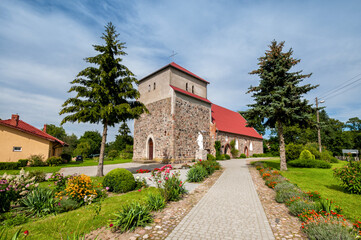 Church of St. John Cantius. Wapnica, West Pomeranian Voivodeship, Poland.
