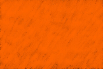 オレンジ色のクレヨンで塗ったテクスチャ