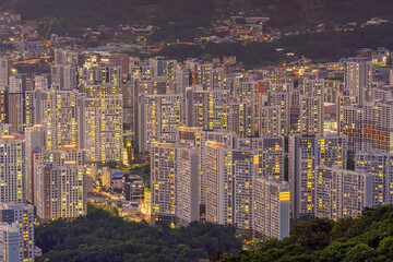 Seoul city skyline, cityscape of South Korea