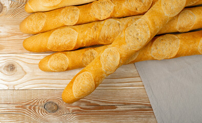 French Baguette Top View