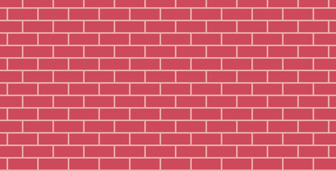 Brick wall and bricklaying building concept construction flat vector illustration.