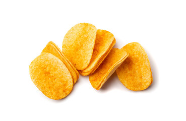 Potato Chips Isolated