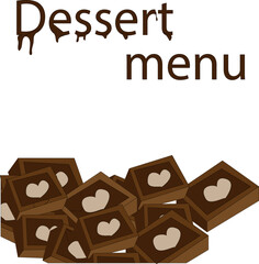 cover for your dessert menu