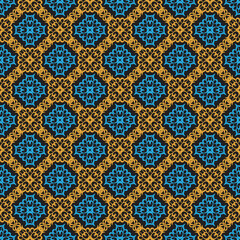 Damask seamless pattern. CMYK color mode ready to print.