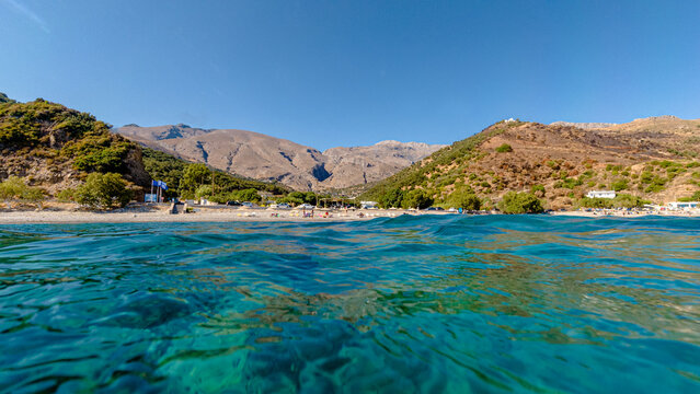 Rodakino area from the ocean view