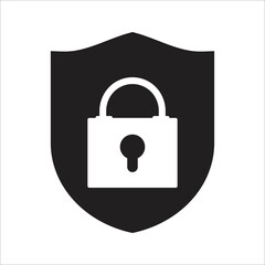 padlock - privacy icon vector design template