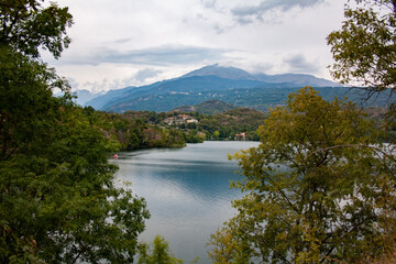 Fototapeta na wymiar lago di Sirio