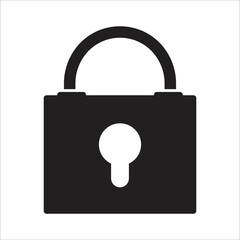 padlock - privacy icon vector design template
