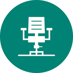Obraz premium Desk Chair Icon