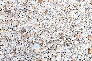 This is a crushed white stone background.