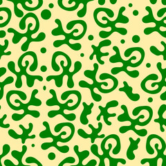 Colorful seamless pattern for background and wallpaper. Modern style abstract ornament texture. Vector formats. Indonesian batik pattern.