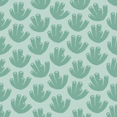 Fototapeta premium Organic rounded shapes, repeating surface pattern, .rounded lines