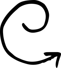 arrow vector design illustration isolated on transparent background
