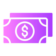money gradient icon