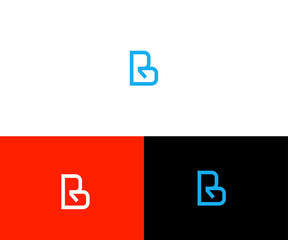 BR, RB Letter Logo Vector Template Abstract Monogram Symbol - obrazy, fototapety, plakaty
