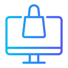 ecommerce gradient icon