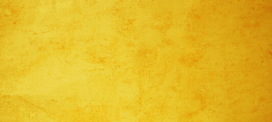 Abstract yellow watercolor painted paper texture background