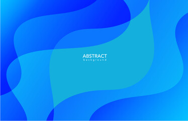 Abstract blue wave background