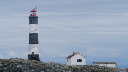 Fototapeta na wymiar Lighthouse, Coast Vancouver Island