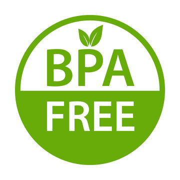 BPA FREE  bisphenol A and phthalates free icon vector non toxic plastic sign for graphic design, logo, website, social media, mobile app, UI illustration