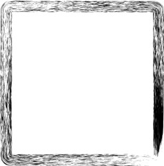 square brush stroke design illustration isolated on white background