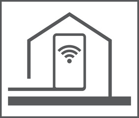Smart Home technology connects a phone with the building or apartment