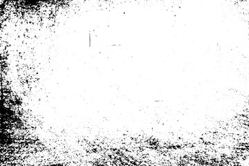 Grunge black and white scratched textured background. Abstract messy and distressed element. (vector)