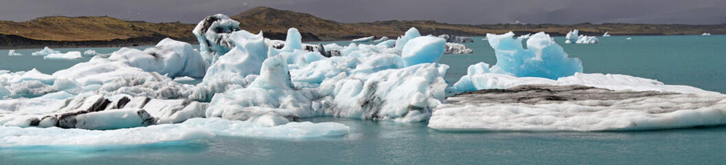 Jokulsarlon - glacial lagoon in Iceland