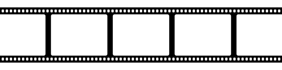 Film line strip background illustration