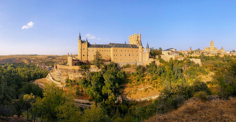 Alcázar de Segovia, Castilla y León, España - obrazy, fototapety, plakaty