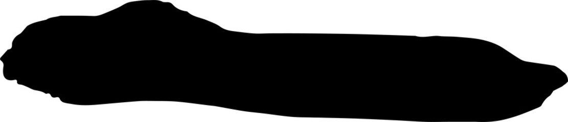 watercolour brush stroke design illustration isolated on transparent background 