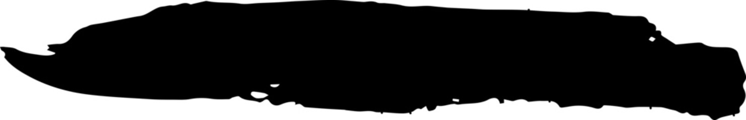 Obraz premium watercolour brush stroke vector design illustration isolated on transparent background 