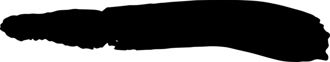 watercolour brush stroke vector design illustration isolated on transparent background 