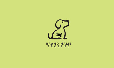 DOG initial logo template, vector illustration for Brand Monogram