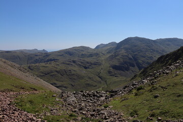 scafell pike langdale pikes lake district wainwrights cumbria