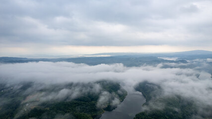 京都府相楽郡周辺の雲海