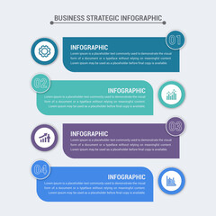 Business Strategic Infographic Design Illustration
