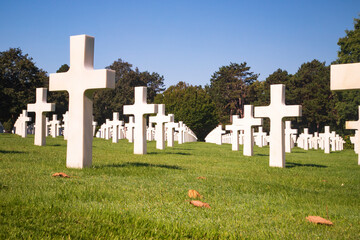 Cimitero memoriale Americano Normandia . Sbarco in Normandia