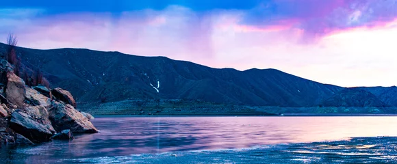 Foto auf Leinwand Flusssee unter Himmelslandschaften © ARAMYAN