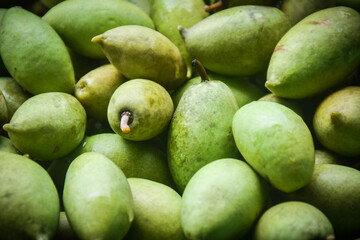 freshness organic olive fruit Thailand background