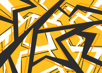 Abstract background with irregular geometric lines pattern