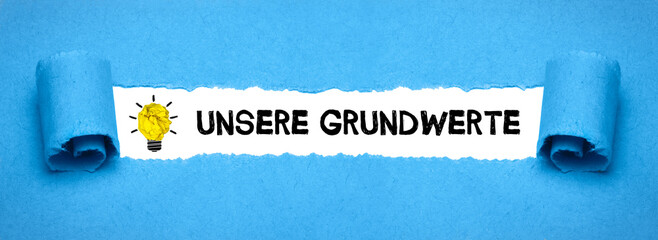 Unsere Grundwerte