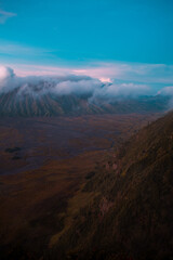 sunrise over the mountains