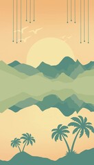 illustration of a landscape
