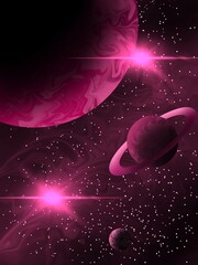 background with space