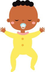 african american baby sleep. black toddler have rest. Newborn child, Little kid dreaming