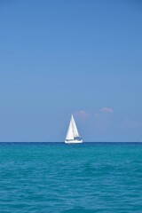 sailboat on the sea