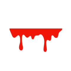 Spilled blood. A red sticky liquid that resembled blood dripping. Halloween crime concept.