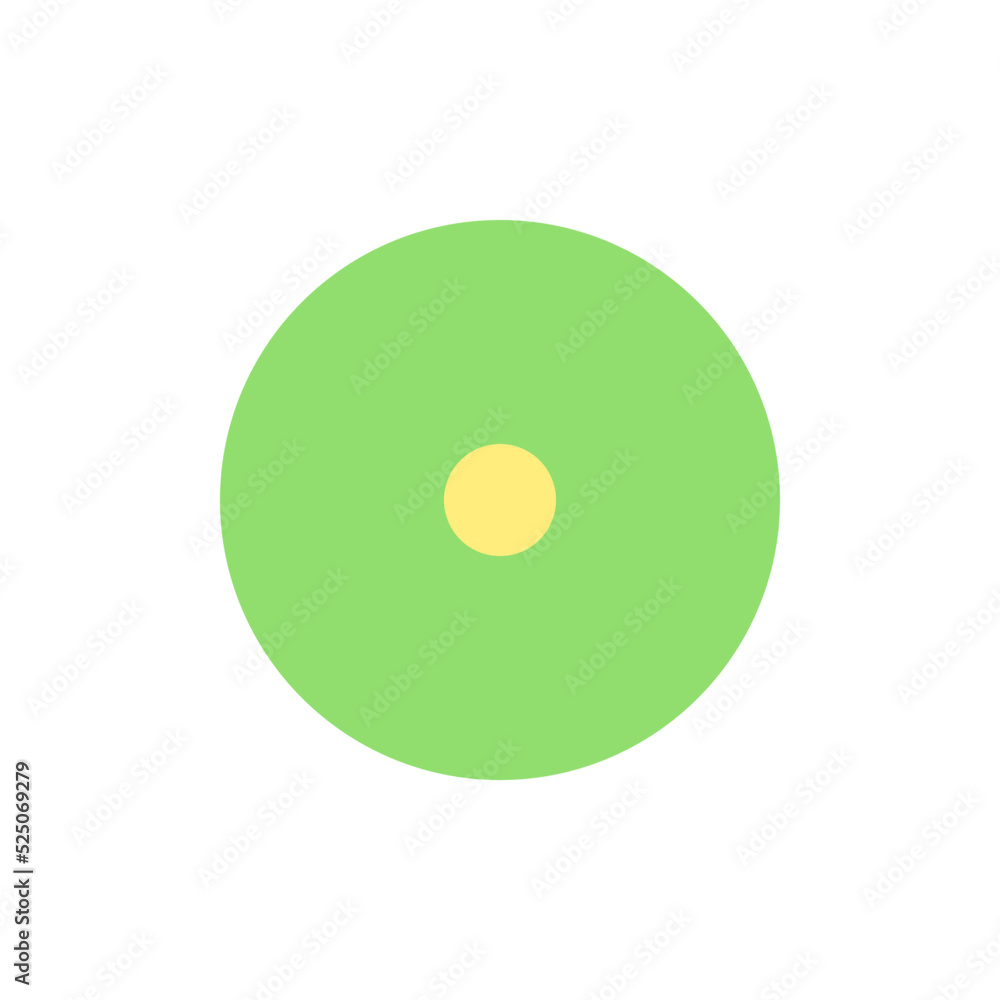 Poster disc storage flat color ui icon. data record device. copy and save files. memory storage. simple fil